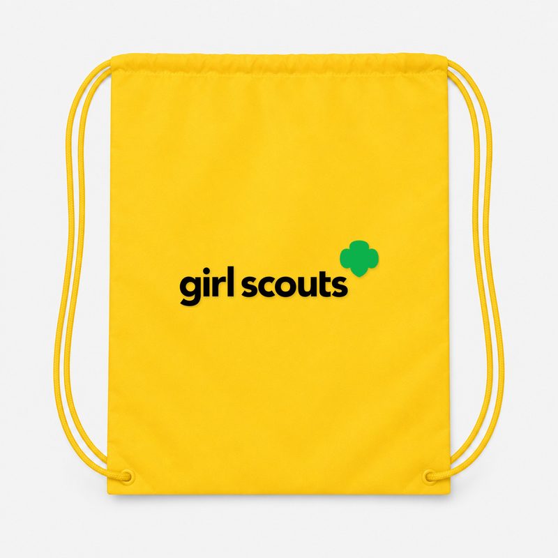 Girl Scout Drawstring Bag - Yellow