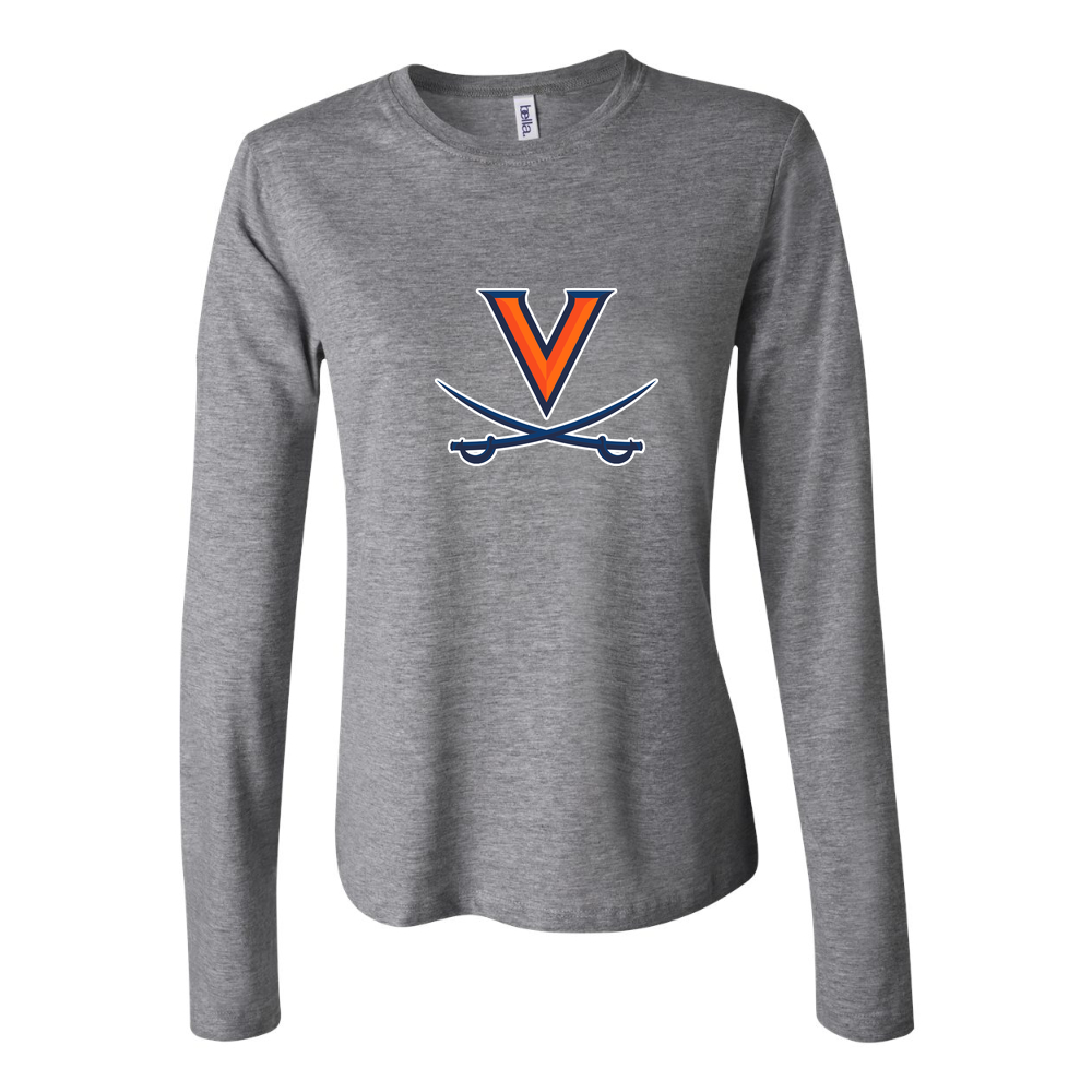 Women's Virginia Cavaliers Long Sleeve T-Shirt - Gray