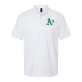 Men's Oakland Athletics Dry Blend Polo - White