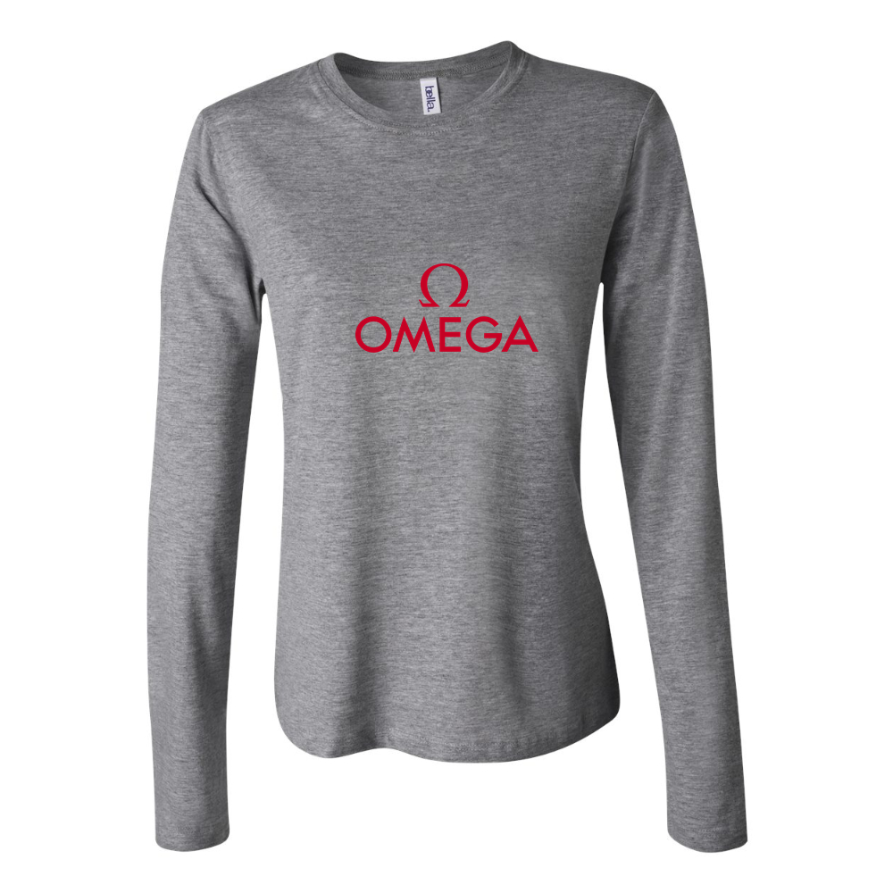 Women's Omega Long Sleeve T-Shirt - Gray
