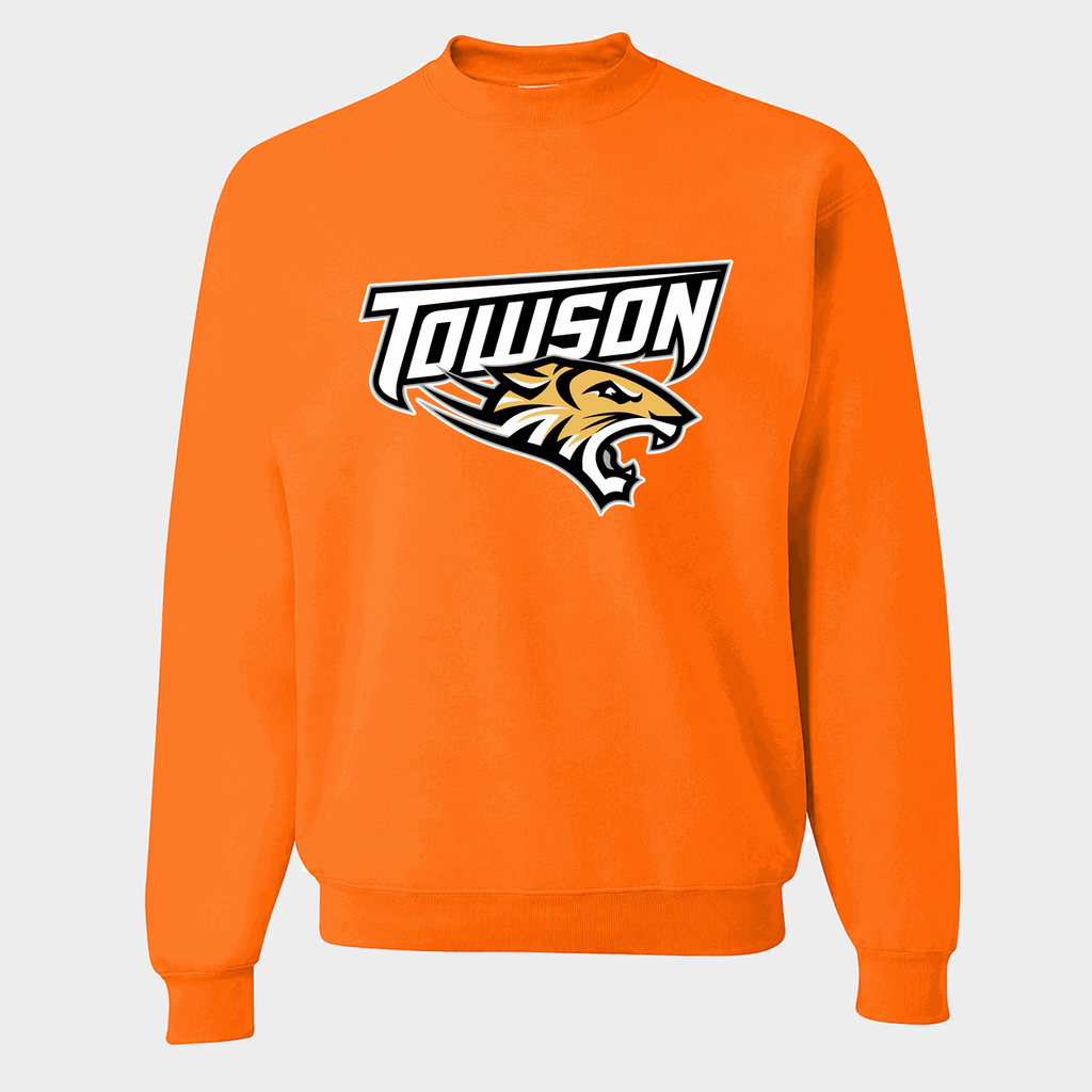 Men's Towson Tigers Crewneck Sweatshirt - Orange