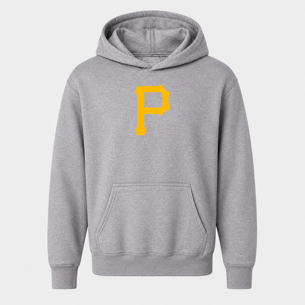 Youth Pittsburgh Pirates Pullover Hoodie - Gray