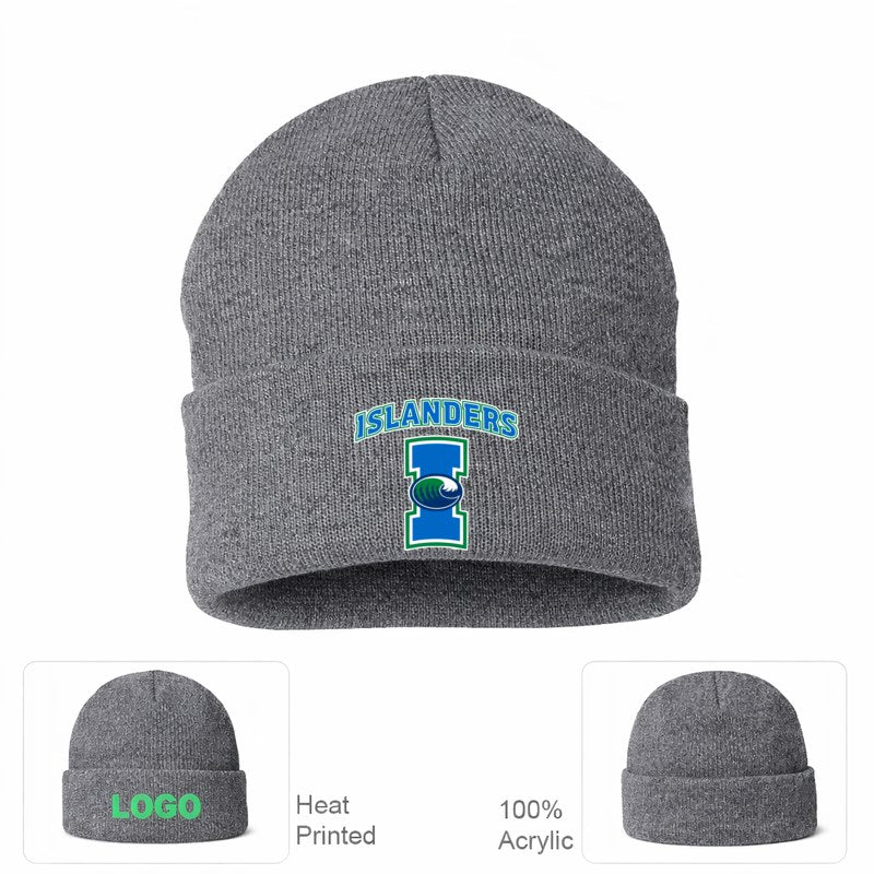 Texas AM CC Islanders Grey Beanie Hat