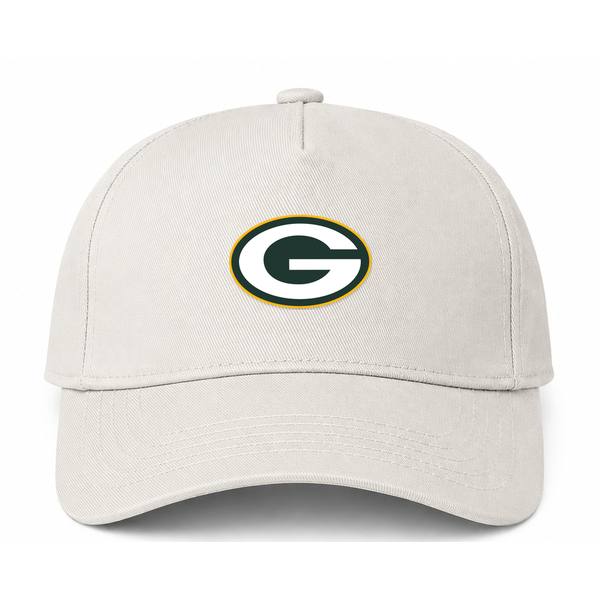 Green Bay Packers NFL Logo Beige Dad Baseball Cap Hat