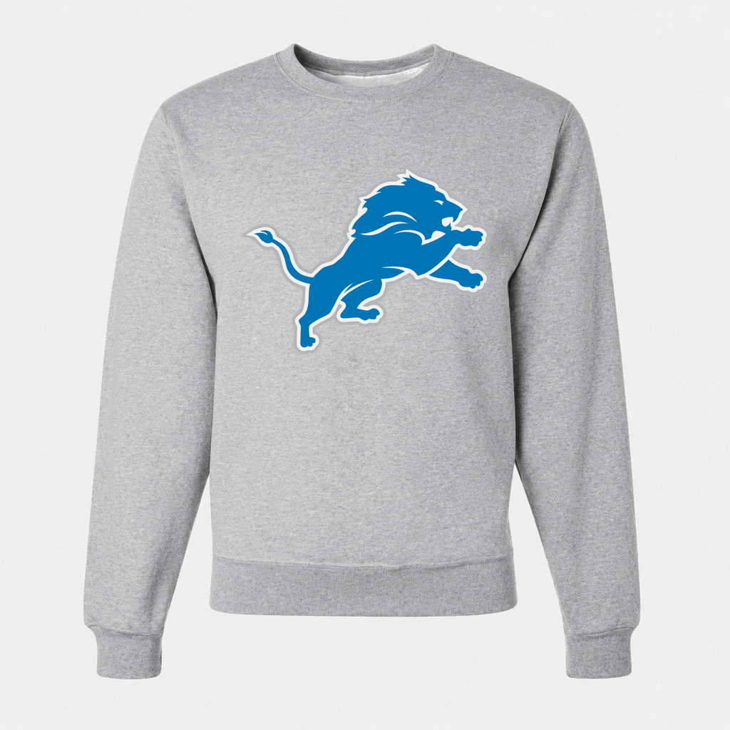 Men's Detroit Lions Crewneck Sweatshirt - Gray