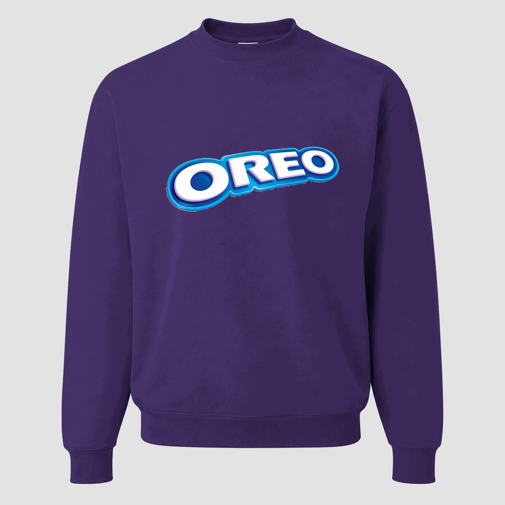 Men's Oreo Crewneck Sweatshirt - Purple