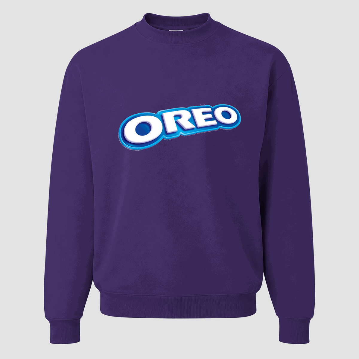 Men's Oreo Crewneck Sweatshirt - Purple