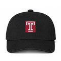 Temple Owls Logo Black Dad Baseball Cap Hat