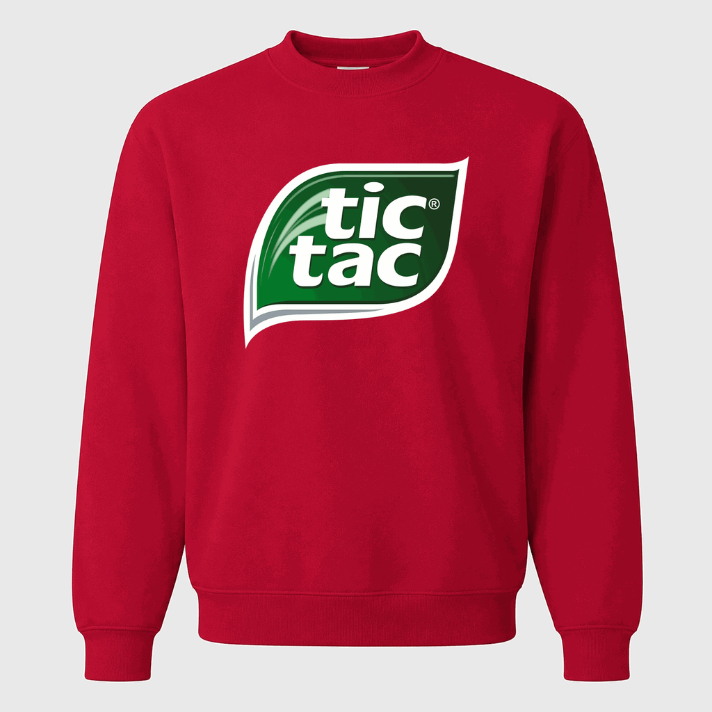 Men's Tic Tac Crewneck Sweatshirt - Red