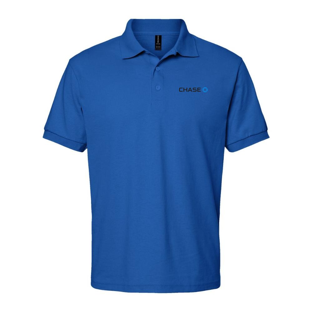 Men's Chase Black Dry Blend Polo - Blue