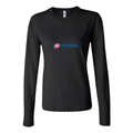 Women's 24 Hour Fitness logo 1536x901 Long Sleeve T-Shirt - Black