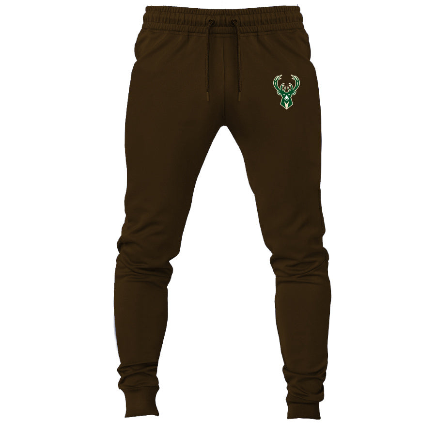 Milwaukee Bucks joggers sweatpants - Brown