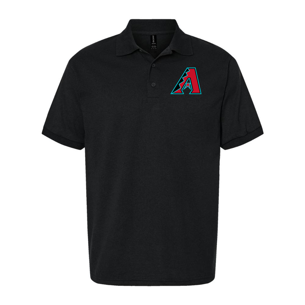 Men's Arizona Diamondbacks Dry Blend Polo - Black