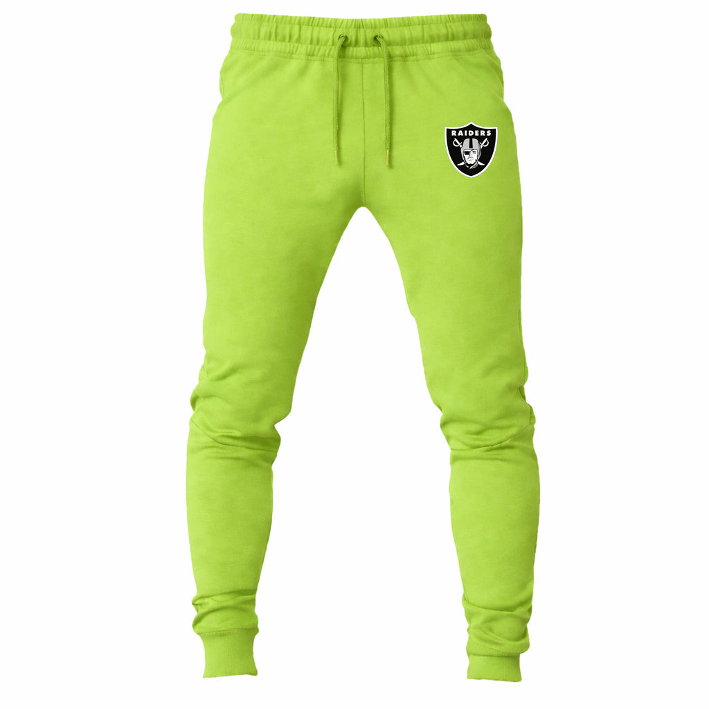 Las Vegas Raiders joggers sweatpants - Lime Green