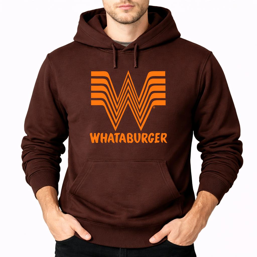 Men's Whataburger Pullover Hoodie - Brown