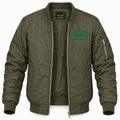 Men's Hess Lightweight Bomber Jacket - Army Green