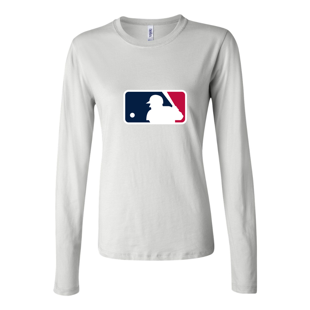 Women's Major League Baseball Long Sleeve T-Shirt - White