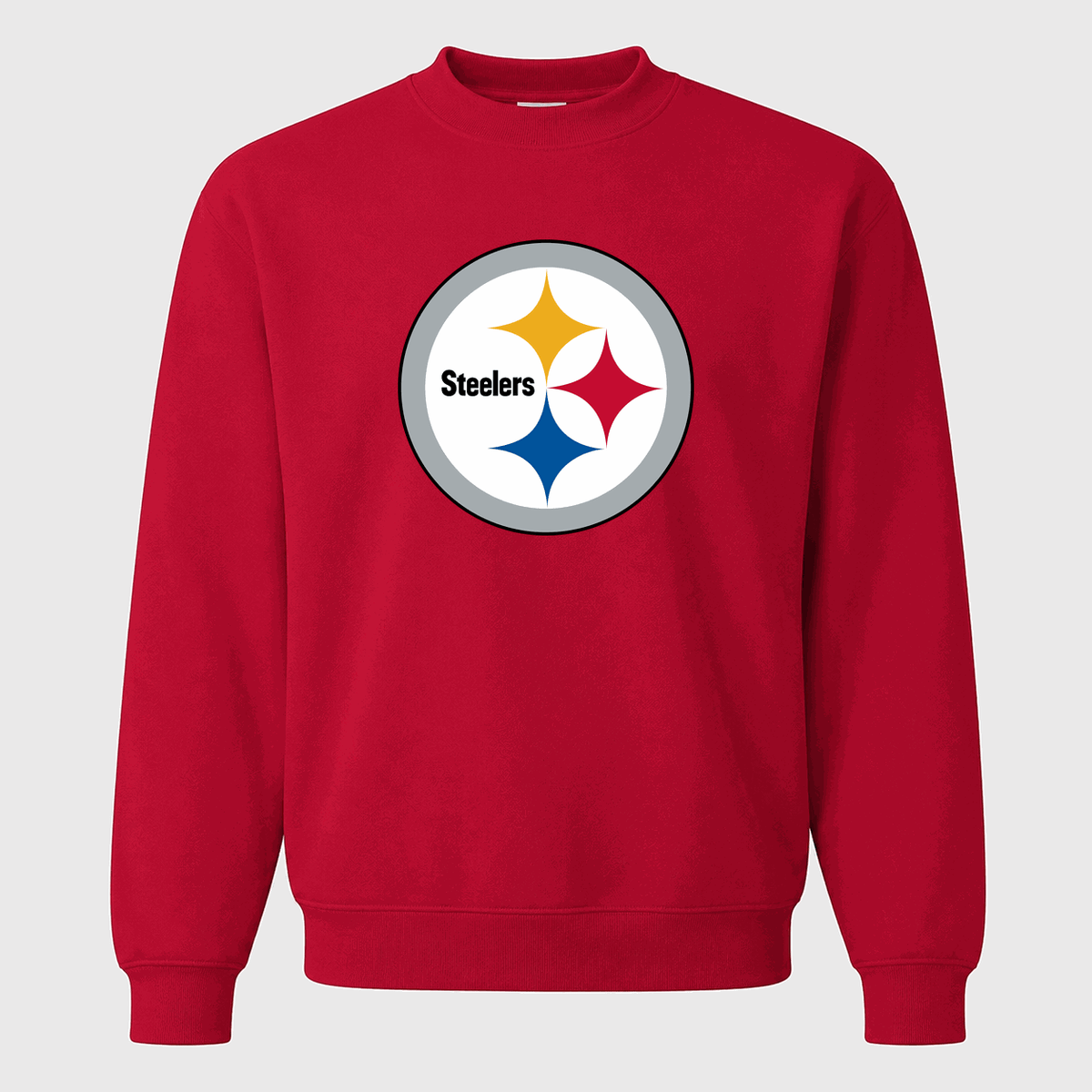 Men's Pittsburgh Steelers Crewneck Sweatshirt - Red