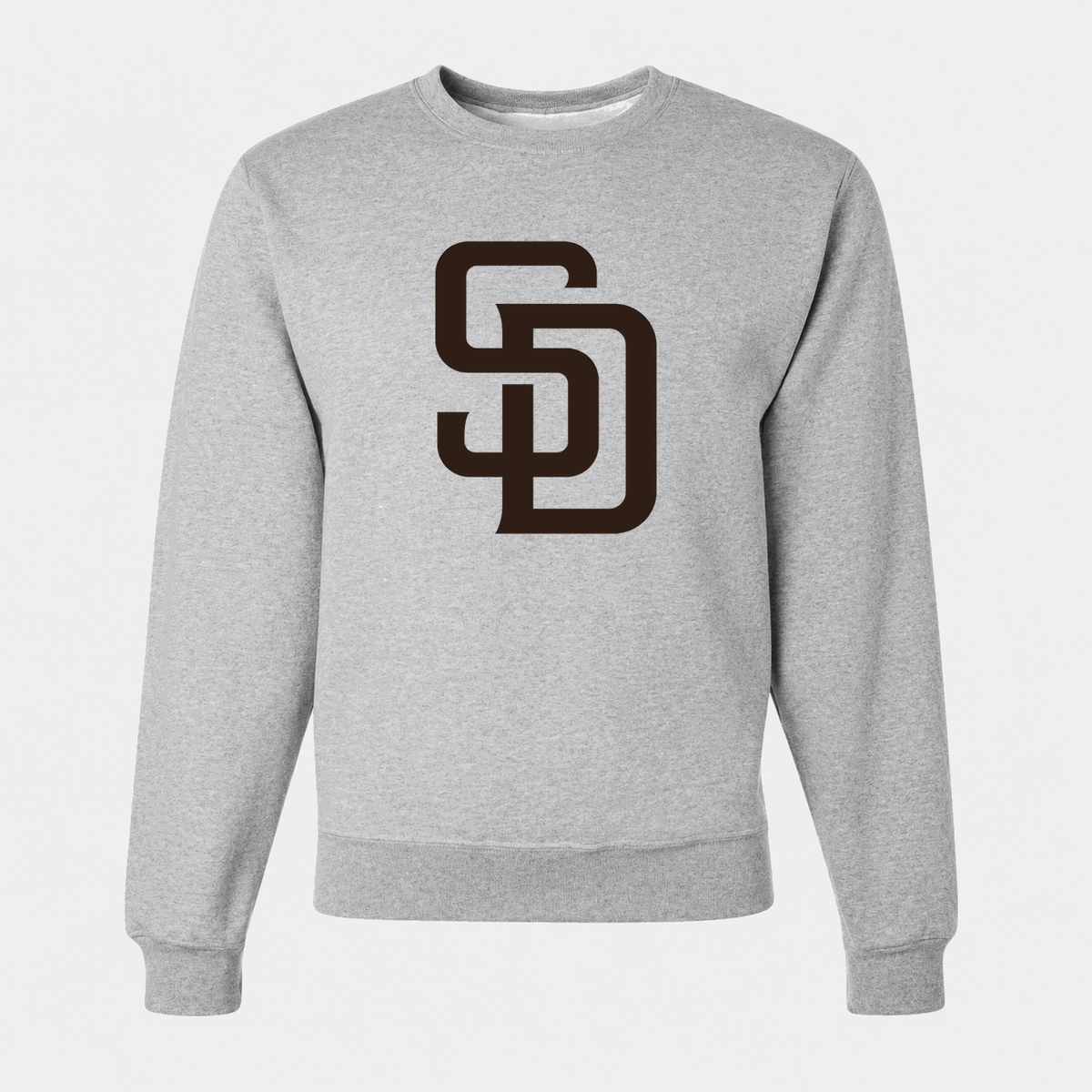 Men's San Diego Padres Crewneck Sweatshirt - Gray