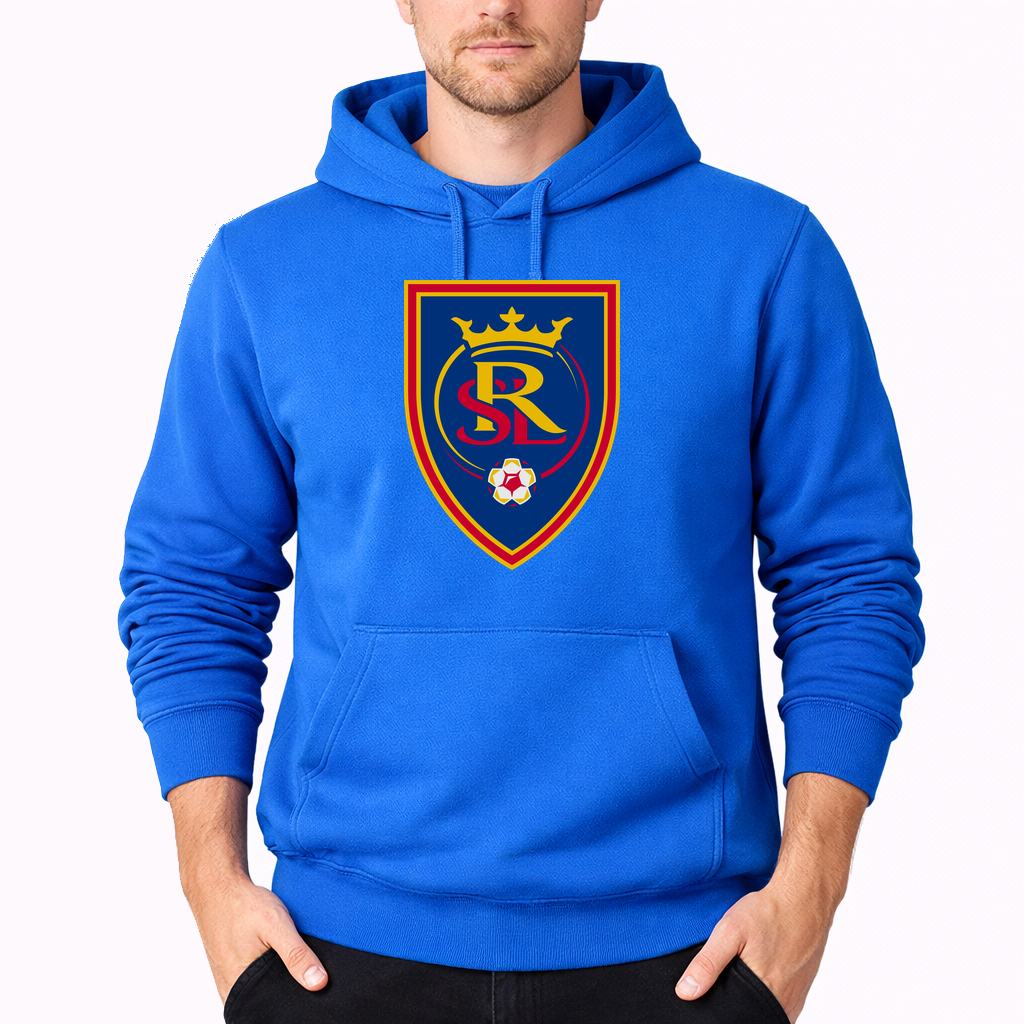 Men's Real Salt Lake Soccer Pullover Hoodie - Azure