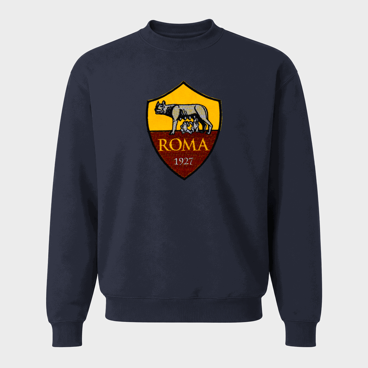 Men's AS Roma FC Crewneck Sweatshirt - Navy