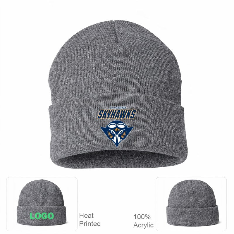 Tennessee Martin Skyhawks Grey Beanie Hat