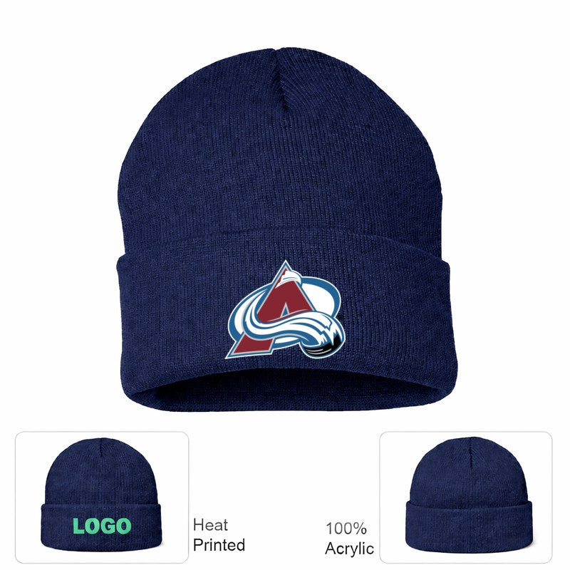 Colorado Avalanche Navy Beanie Hat