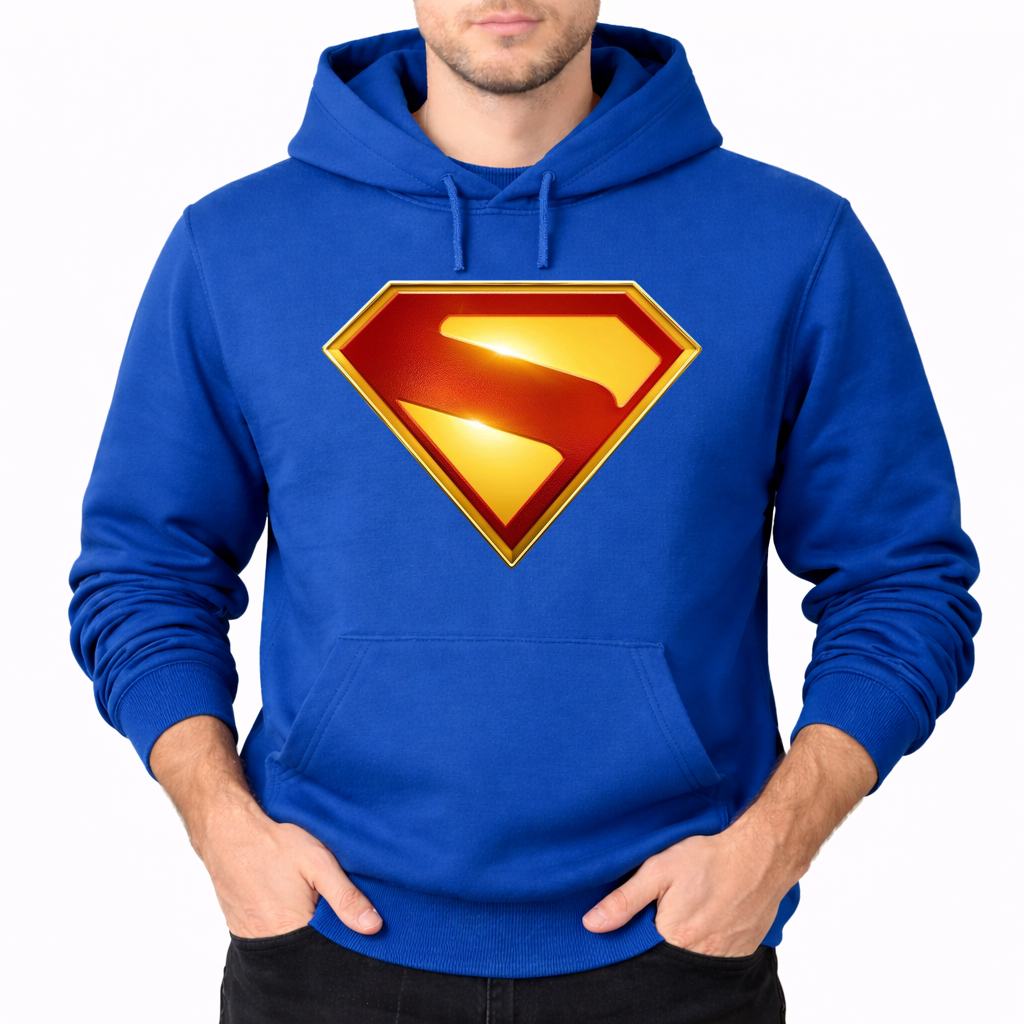 Men's Superman 2025 Pullover Hoodie - Blue