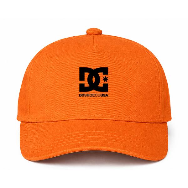 DC Shoes Logo Orange Dad Baseball Cap Hat