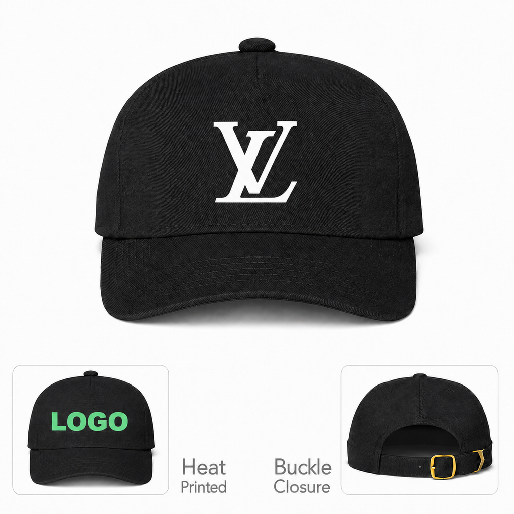 Louis Vuitton Black Dad Baseball Cap Hat