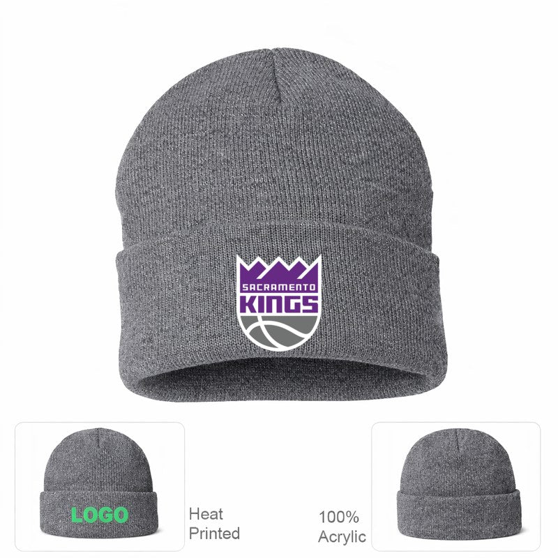 Sacramento Kings Grey Beanie Hat