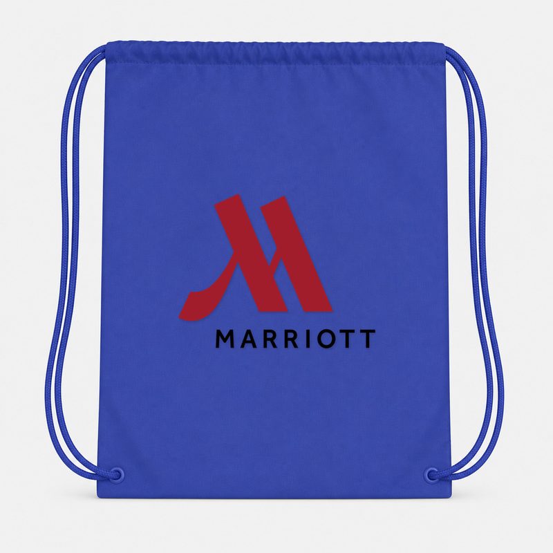 Marriott Drawstring Bag - Blue