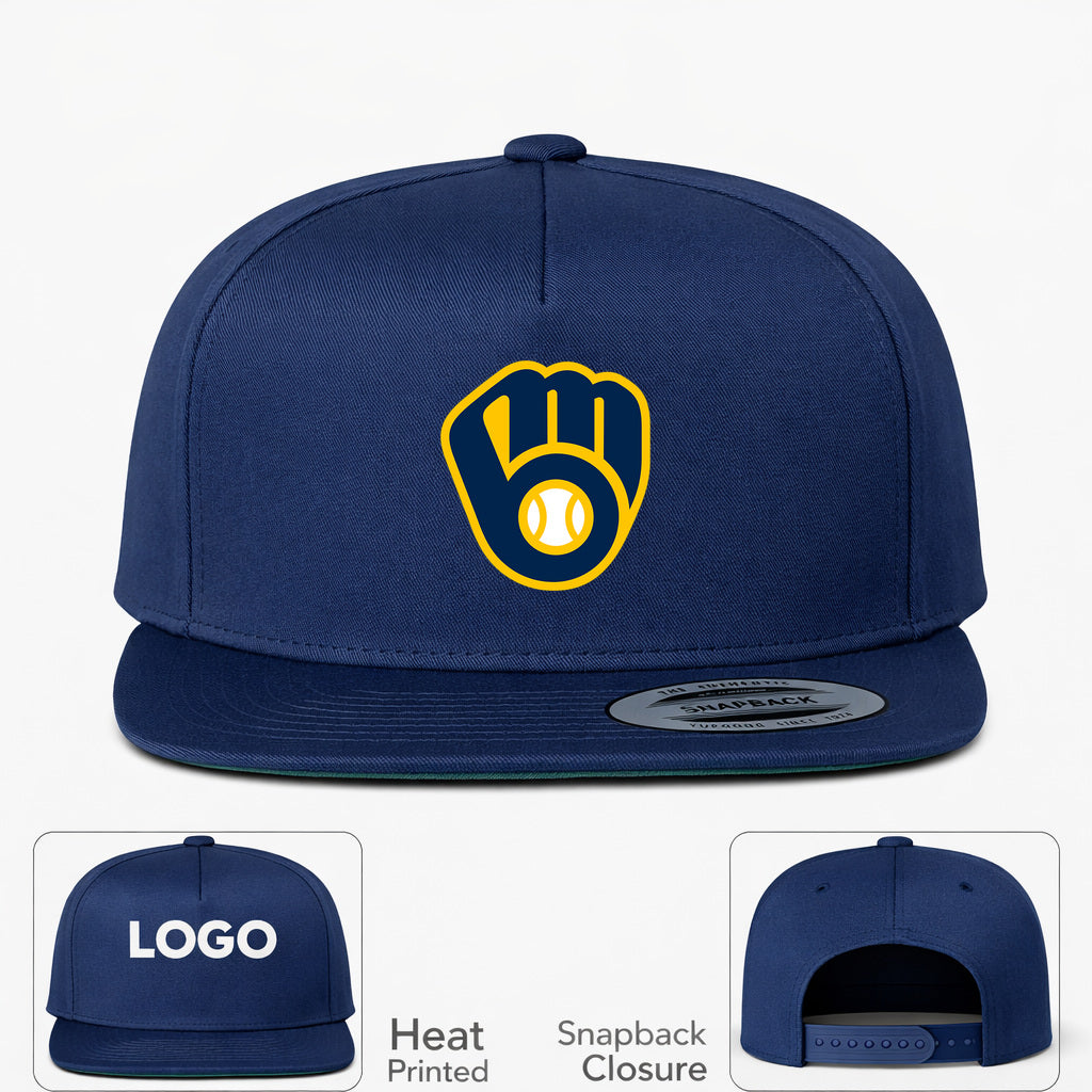 MLB Milwaukee Brewers Snapback Hat - Navy