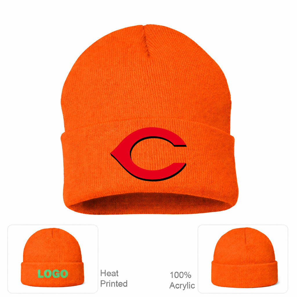 MLB Cincinnati Reds Beanie Hat - Orange