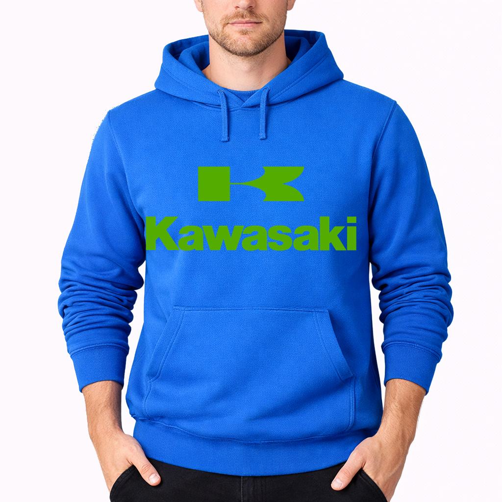 Men's Kawasaki Pullover Hoodie - Azure