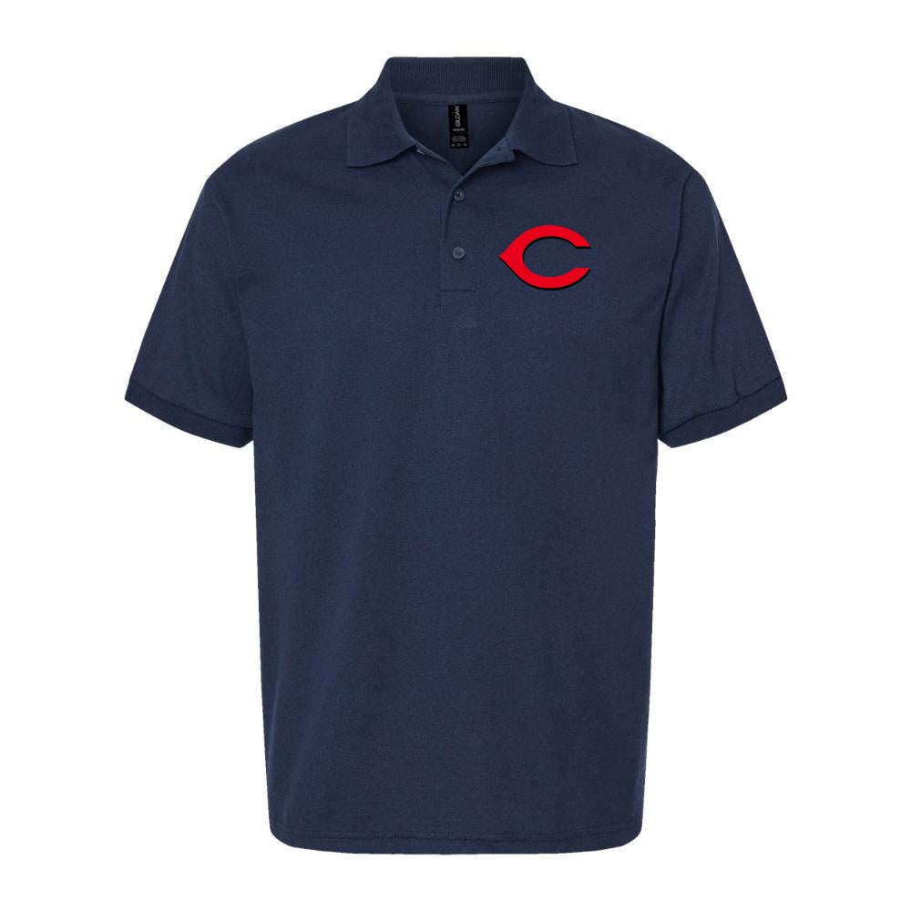 Men's Cincinnati Reds Dry Blend Polo - Navy