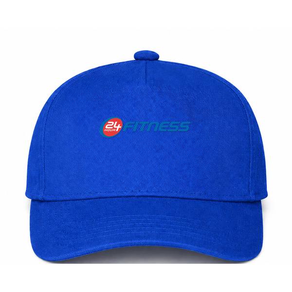 24 Hour Fitness Logo Blue Dad Baseball Cap Hat