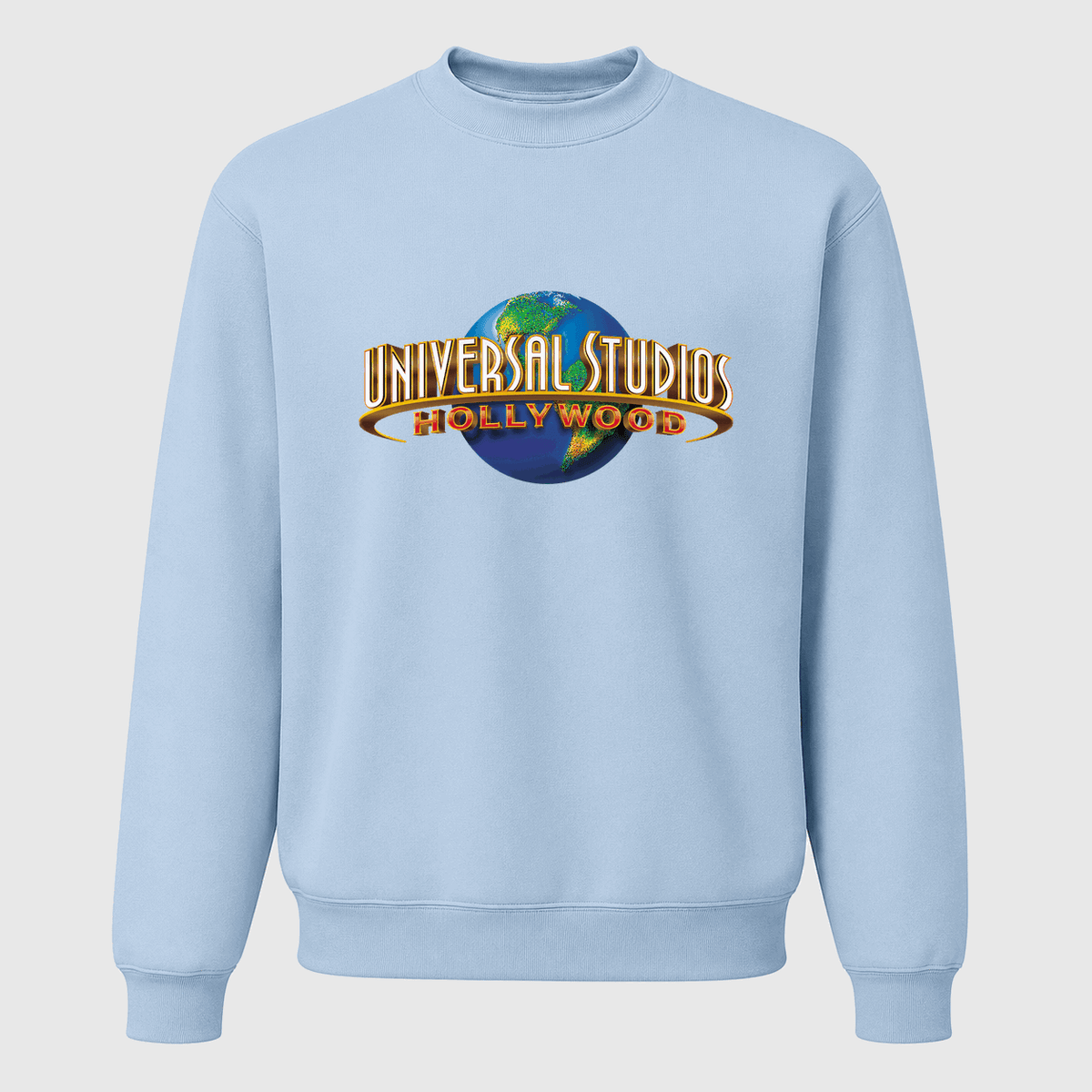 Men's Universal Studios Hollywood Crewneck Sweatshirt - Sky Blue