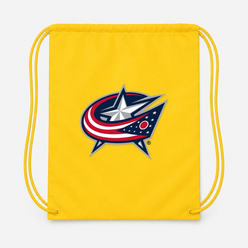 Columbus Blue Jackets Drawstring Bag - Yellow