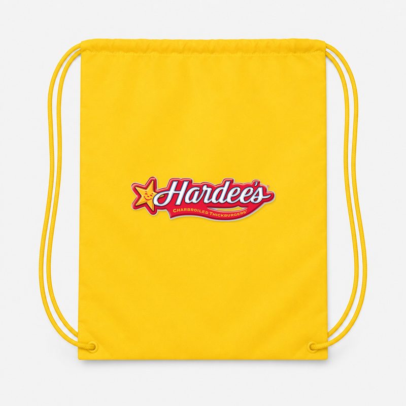 Hardees Drawstring Bag - Yellow