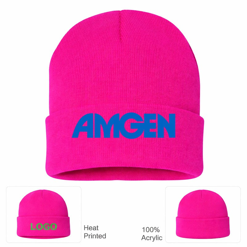 Amgen Beanie Hat - Hot Pink