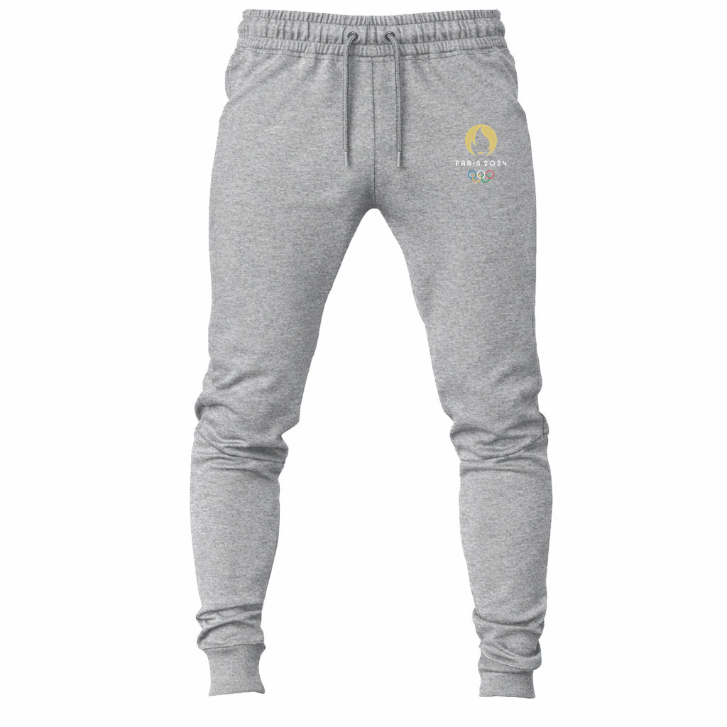Olympics 2024 Paris White joggers sweatpants - Gray