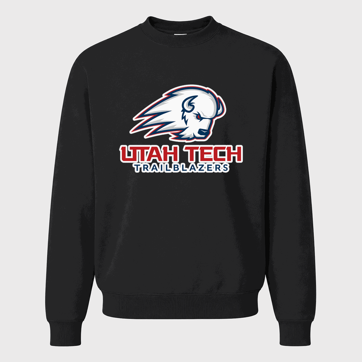 Men's Utah Tech Trailblazers Crewneck Sweatshirt - Black