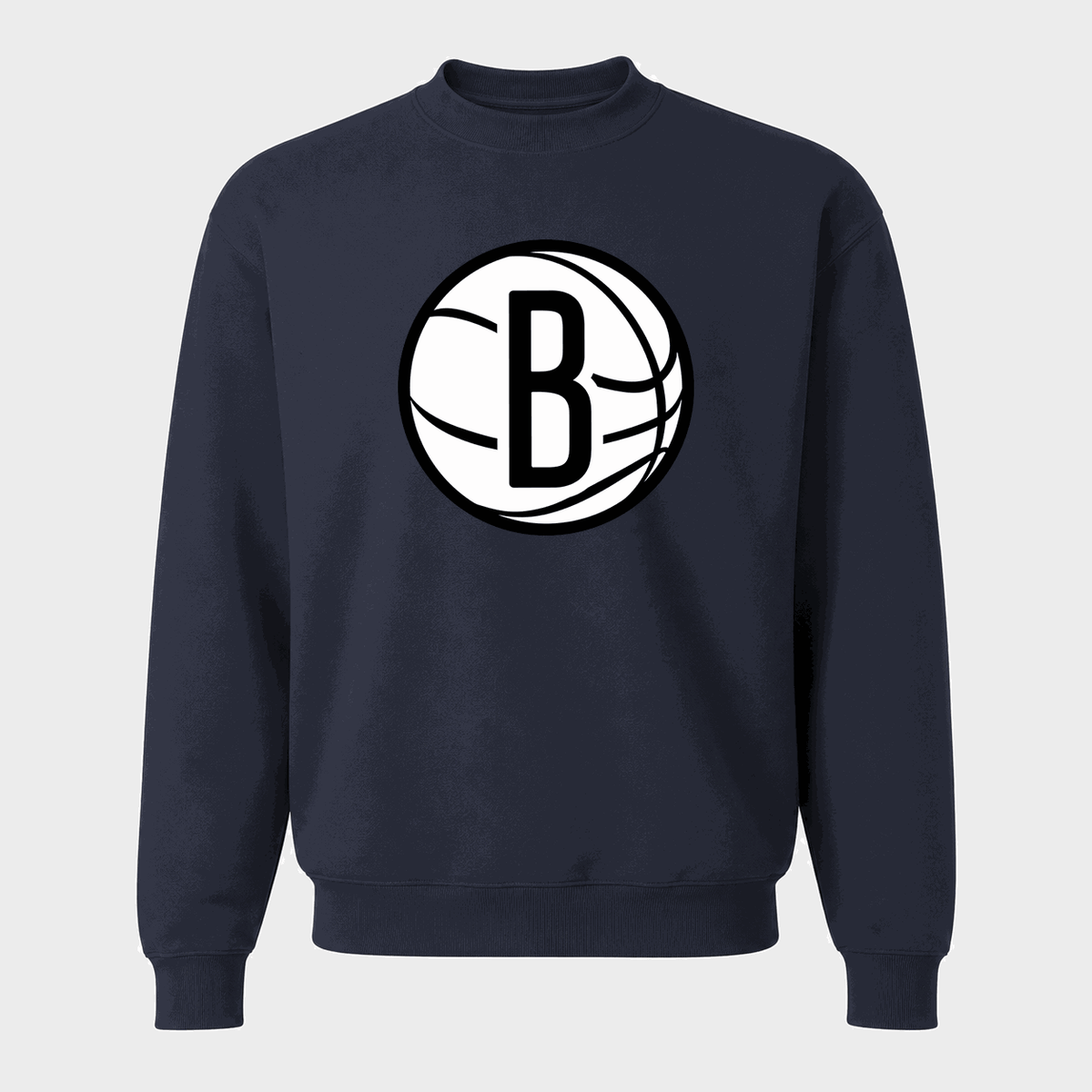 Men's Brooklyn Nets Crewneck Sweatshirt - Navy