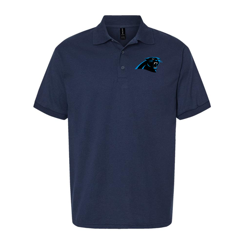 Men's Carolina Panthers Dry Blend Polo - Navy