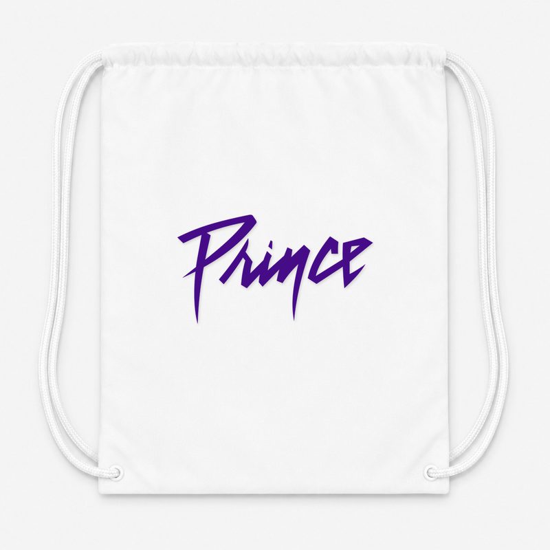 Prince Drawstring Bag - White