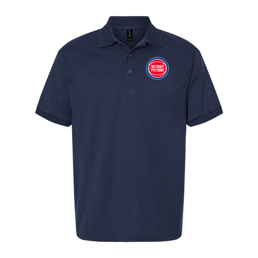 Men's Detroit Pistons Dry Blend Polo - Navy