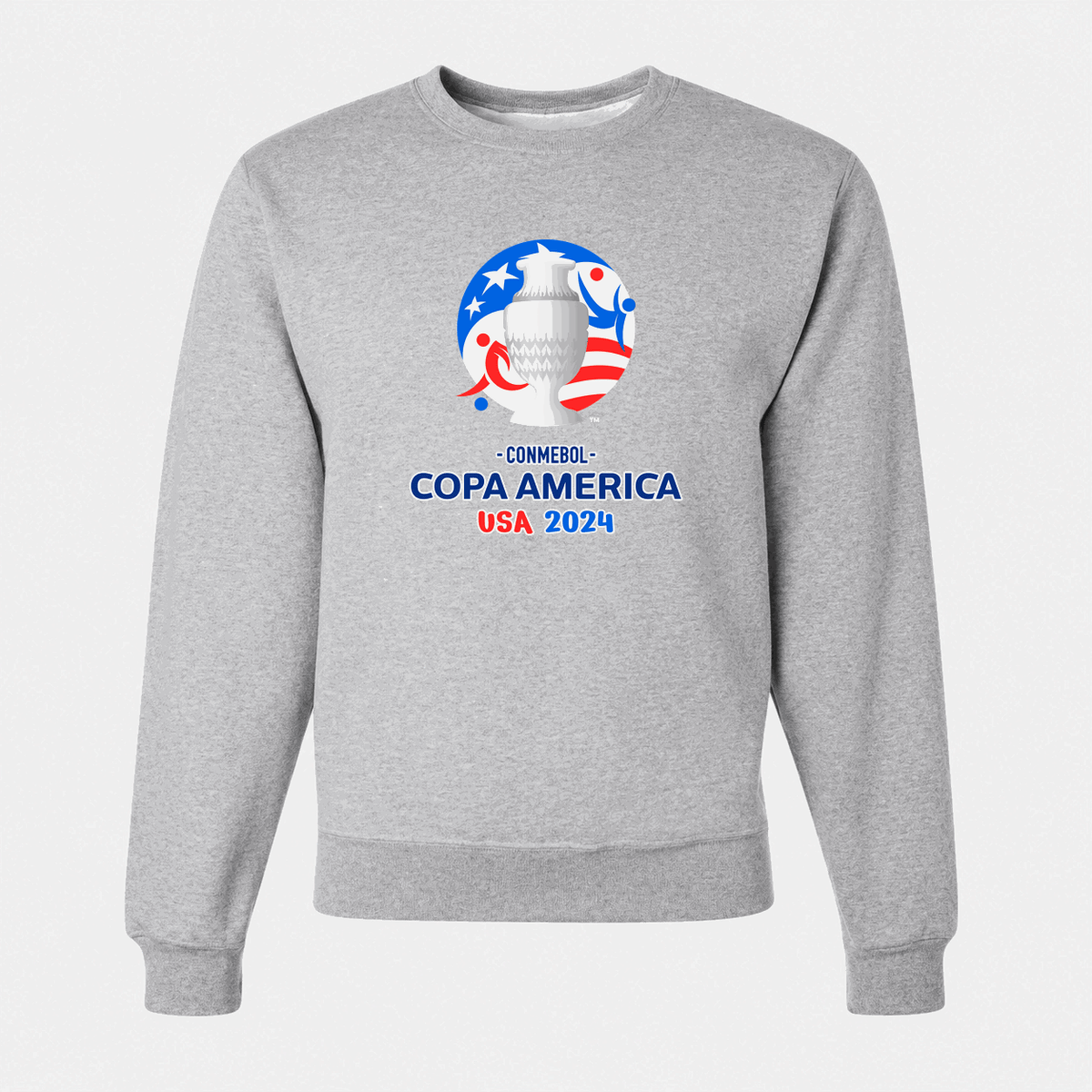 Men's Copa América 2024 Logo Crewneck Sweatshirt - Gray