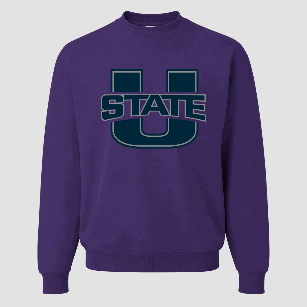 Men's Utah State Aggies Crewneck Sweatshirt - Purple