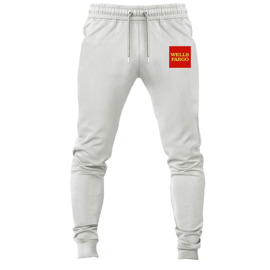 Wells Fargo joggers sweatpants - White